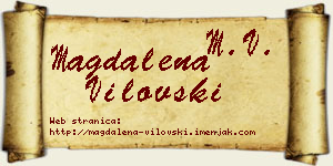 Magdalena Vilovski vizit kartica
